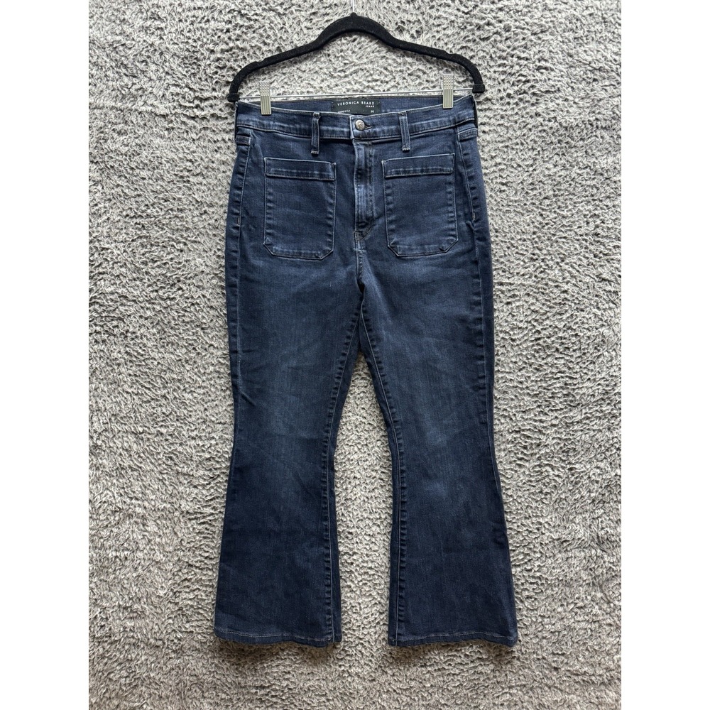 VERONICA BEARD SHERIDAN Womens 30x26 Exaggerated Flare‎ High Rise Jeans